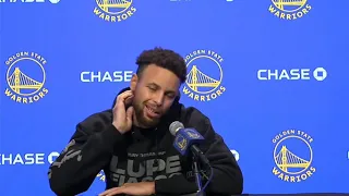 Steph Curry interview says he took it personal after career high 62 pts vs Blazers