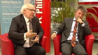 Lejeune: Prof. Godehard Brüntrup und Prof. Dr. Johannes Wallacher