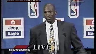 M-Jeff's 1992 NBA Finals MVP Press Conference - June 17, 1992 - Chicago Bulls - Michael Jordan