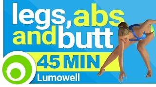 LAB Fitness Workout, 45 Minutes - Legs, Abs and Butt