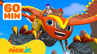 Blaze's BEST Air Rescues! w/ AJ, Gabby & Watts | 1 Hour Compilation | Nick Jr.