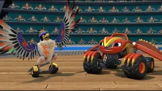 Вспыш и чудо машинки все серии подряд Blaze and the Monster Machines falkon