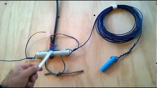 #0003 Como hacer un dipolo rapido economico simple y resistente - antena HF construir XQ2CG (1 de 2)