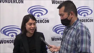 Rosa Salazar Press Line Interview for S2 Undone | WonderCon 2022