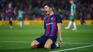 Robert Lewandowski All 34 Goals This season with Barcelona