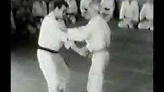 Kyuzo Mifune Demonstrating Judo