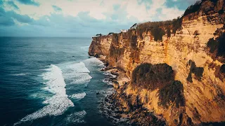 【4K】ASMR Ocean Cliff View - Uluwatu Bali | Relax your Mind  | Reduce Stress & Anxiety Relief