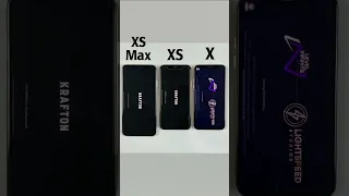 iPhone XS Max vs XS vs X PUBG TEST in 2023 - PUBG MOBILE TEST in 2023