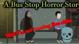 Oh Hell No reaction to A Bus stop Horror story