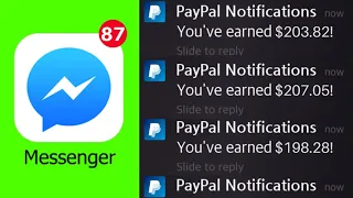 Earn $23 EVERY 30 MINUTES Using Facebook Messenger - Easy Online Job