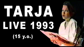 15 Years Old Tarja Turunen (Live performance with Plamen Dimov 1993)