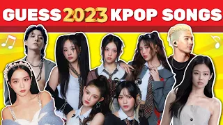 KPOP QUIZ: GUESS THE POPULAR KPOP SONGS OF 2023 🎵