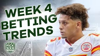 NFL Week 4 Betting Trends, Picks, Odds, Preview, Fun Facts and Notes to Know!