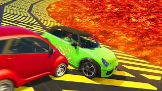 WORLDS MOST BRUTAL MEGA CAR DERBY! (GTA 5 Funny Moments)