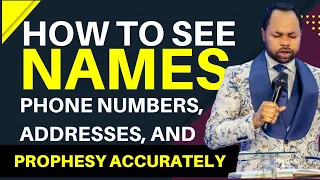 How to see names, phone numbers, addresses, & prophesy accurately by Prophet Isaiah Wealth #visions