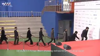 211202 SEVENTEEN at the red carpet of 2021 Asia Artist Awards