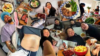 VLOG: gallbladder removal surgery, painful recovery, cooking meals with bestie, amazon unboxing haul