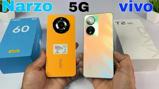 Realme Narzo 60 5G 🆚 Vivo T2 5G 🔥 Unboxing & Comparison || Camera || Price || Full Details