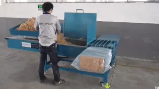 SINOBALER - Scale Weighing Horizontal Bagging Baler, a Baling and Bagging Machine.