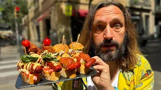 I ate in EVERY RESTAURANT on Barcelona's WORLD FAMOUS tapas street