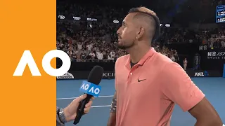 Nick Kyrgios: "My legs feel about 40 kilos each!" | Australian Open 2020 On-Court Interview R3