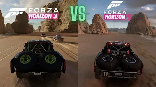 Forza Horizon 3 VS Forza Horizon 5 | Direct comparison | ✨10-Year Anniversary✨ Origins Story | XSX🎮