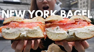 I Flew 3500 Miles To Find NYC's Best Bagel 🇺🇸