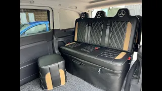 Mercedes Vito rock and roll bed from Captain Seat Ltd