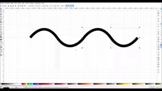 Drawing a wave in Inkscape