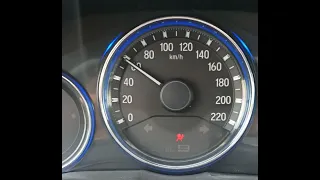 Honda City 1.5   0-100 acceleration  Model  2014