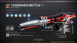 Tarnished Mettle with Volt shot and demolitionist - it's a great roll