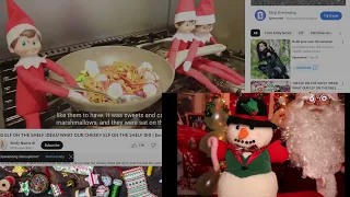 50 ELF ON THE SHELF IDEAS! WHAT OUR CHEEKY ELF ON THE SHELF DID  Emily Norris SANTA IS SHOCKED! reac