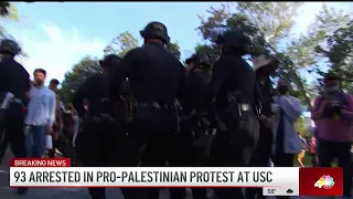 93 arrests made at pro-Palestine protest at USC