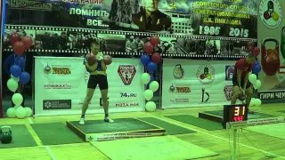 Open Russian military cup of Kettlebell sport 2015 Long cycle WK 68