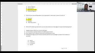 BL8 Digital Business Strategy - Mock Paper Part 1 (English)