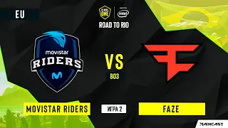 Movistar Riders vs FaZe [Map 2, Mirage] BO3 | ESL One: Road to Rio