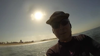 Paddleboarding with Great White Sharks in Sunset Beach, CA