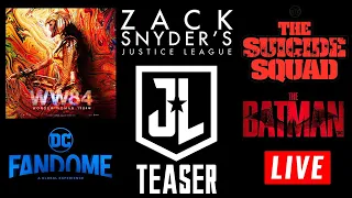 DC FANDOME LIVE - SNYDER CUT - Zack Snyder´s Justice League - Wonder Woman 84 - TRÁILER - THE BATMAN