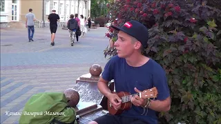 Влад путешествует автостопом и поет на улице! Street! Music!