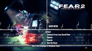 All F.E.A.R. 2 Menus (Excluding Nurse's Office)