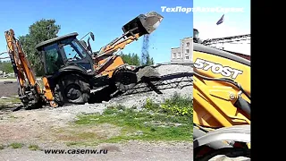 CASE 570 ST в работе (2). Отзыв оператора. Май 2018 г.