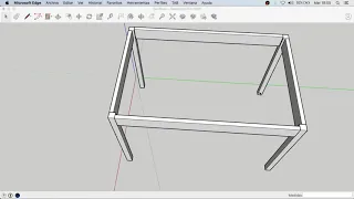 SketchUp | ¿Cómo Hacer Una Mesa?