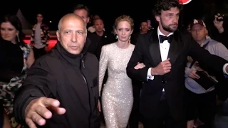 EXCLUSIVE: Benicio Del Toro and Emily Blunt out of Sicario after party on la croisette in Cannes