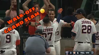 Carlos Correa hits solo HR then Jose Altuve hits Walk-off GRAND SLAM!