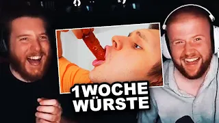 ER frisst 1 WOCHE nur Currywurst mit  @MckyTV  | #ungeklickt