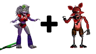 ROXANNE WOLF + FOXY = ??? | FNAF ANIMATION