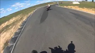 A couple of laps of wakefield on an Aprilia SXV450