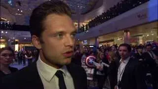 Captain America: The Winter Soldier: Sebastian Stan "Bucky Barnes" London Movie Premiere Interview