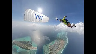 Great skydives above the Maldives!