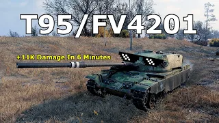 World of Tanks T95/FV4201 Chieftain - 11,300 Damage In 6 Minutes